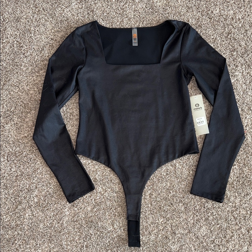 Mono B Squareneck Bodysuit M